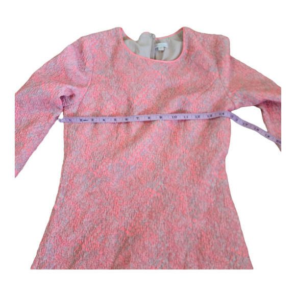 Shoshanna pink textured fitted cocktail dress size 6 - Picture 8 of 10